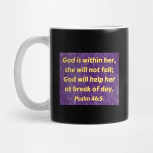 Bible Verse Psalm 46:5 Mug